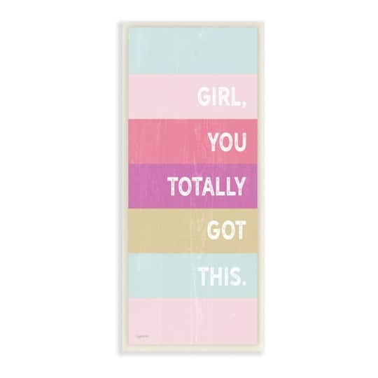 Stupell Industries Totally Got This Wooden Wall Plaque